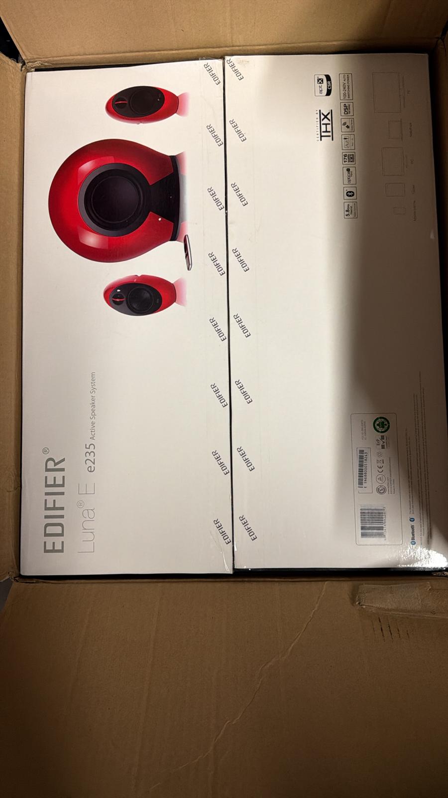 (New Open Box) Edifier e235 Luna E Bluetooth Speaker System | 2.1 Speakers • Wireless Subwoofer • 234W RMS