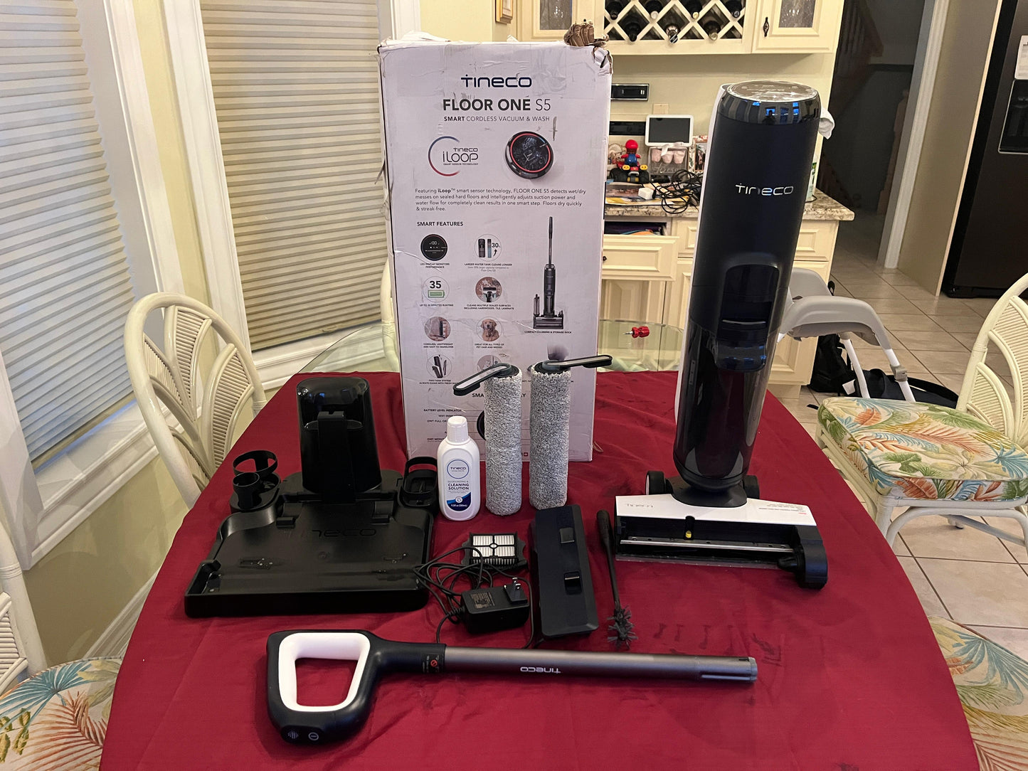 TINECO FLOOR ONE S5 Cordless, Lightweight, Smart Wet/Dry Vacuum Cleaner