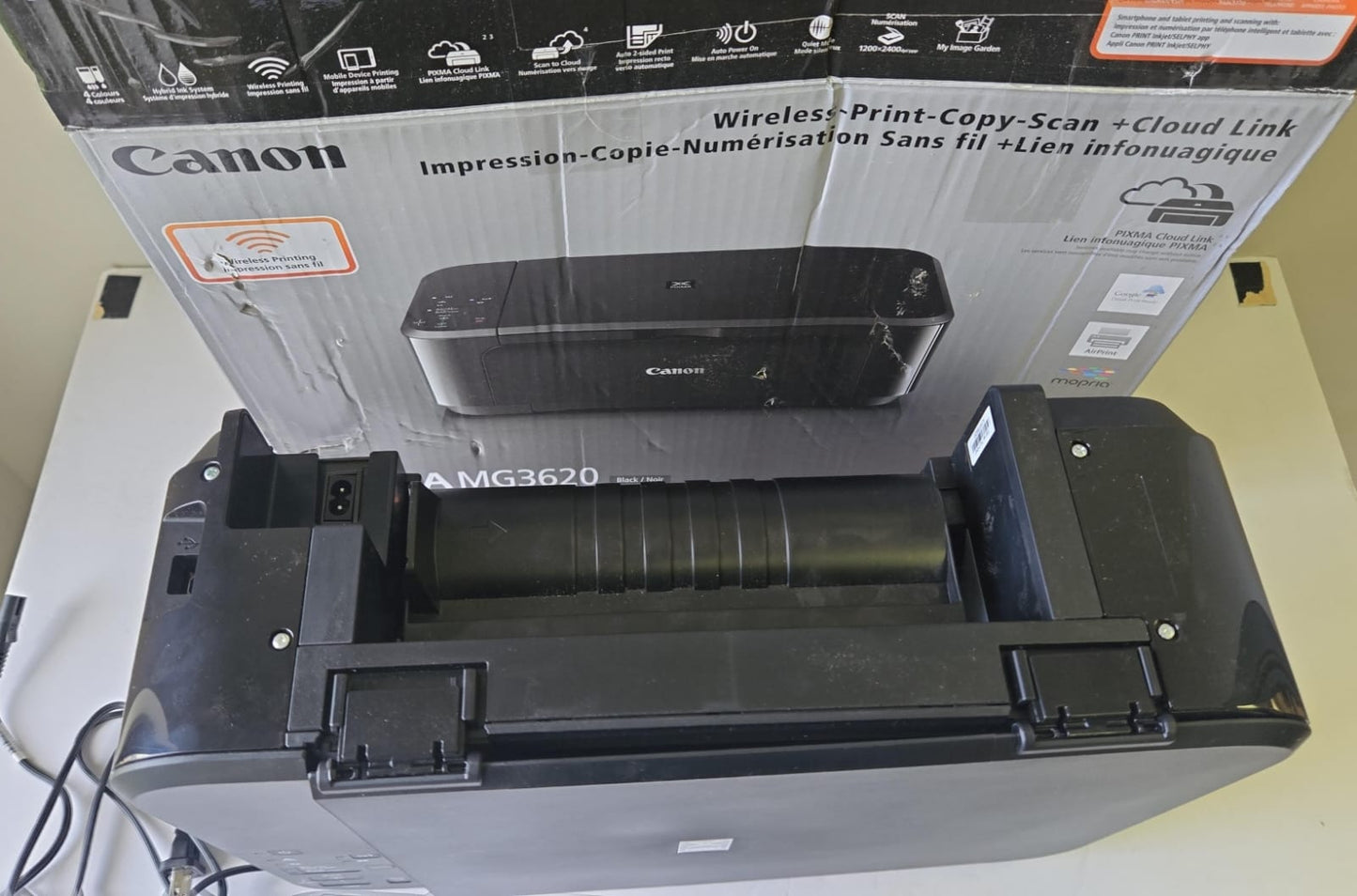 (Good) Canon Pixma MG3620 Wireless All-in-One Color Inkjet Printer, Black