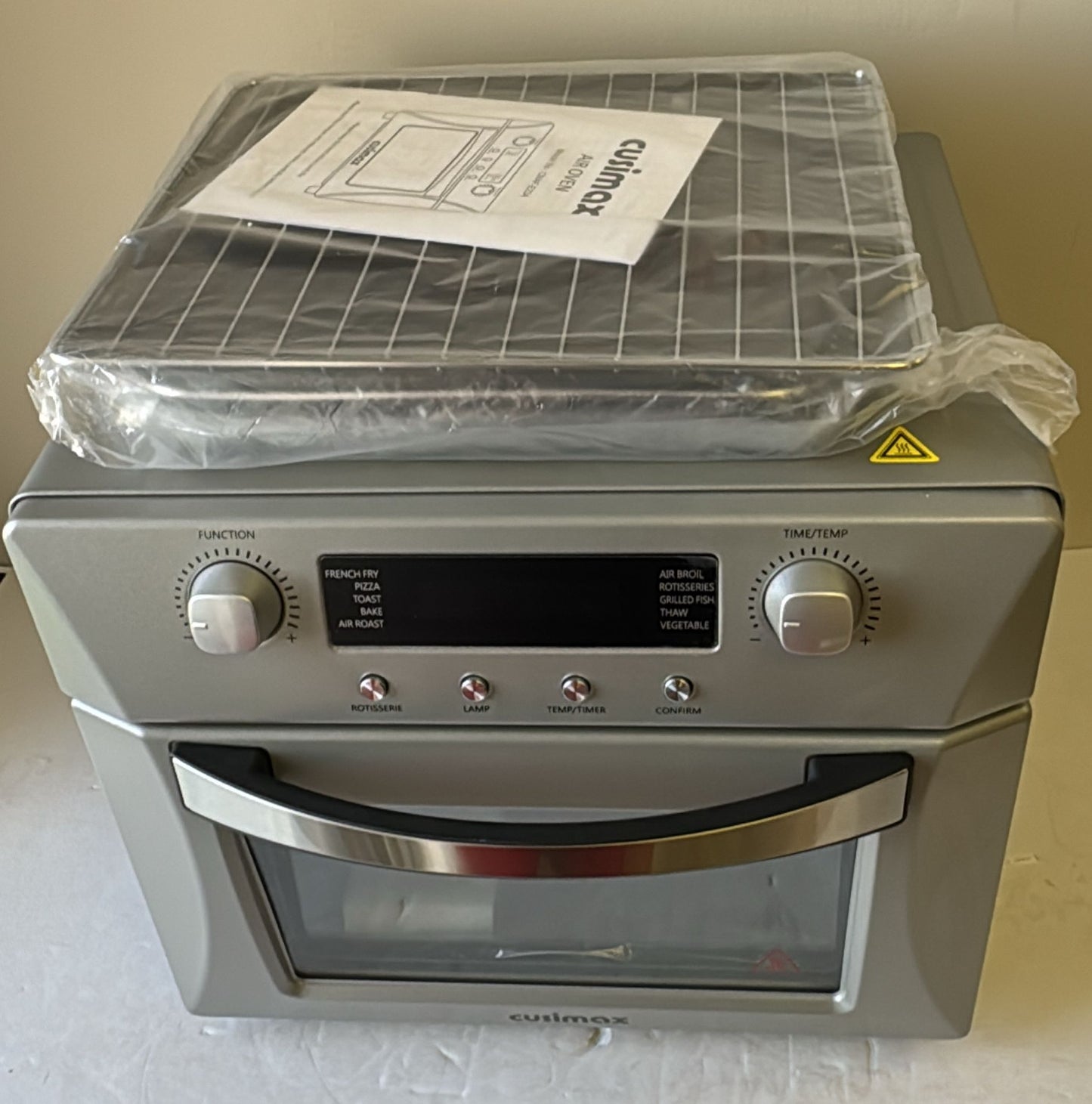 (New Open Box) CUSIMAX 24QT 10-in-1 Air Fryer Oven - Convection, Rotisserie