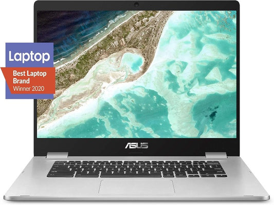 Refurbished (Good) Asus Chromebook C523NA-DH02 15.6inch HD NanoEdge Display,Intel Dual Core Celeron Processor, 4GB RAM, 32GB Storage