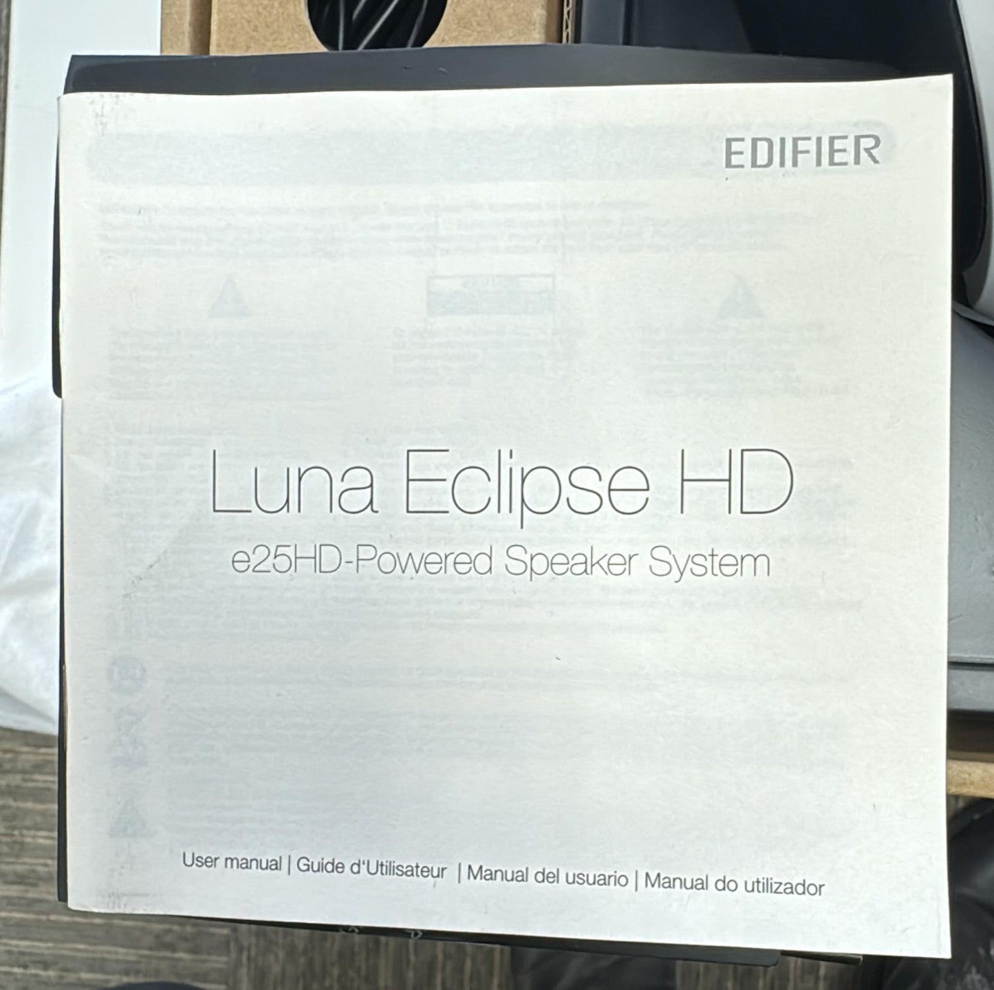 (New Open Box) Edifier Luna Eclipse HD E25HD Powered Speakers | Bluetooth • Optical
