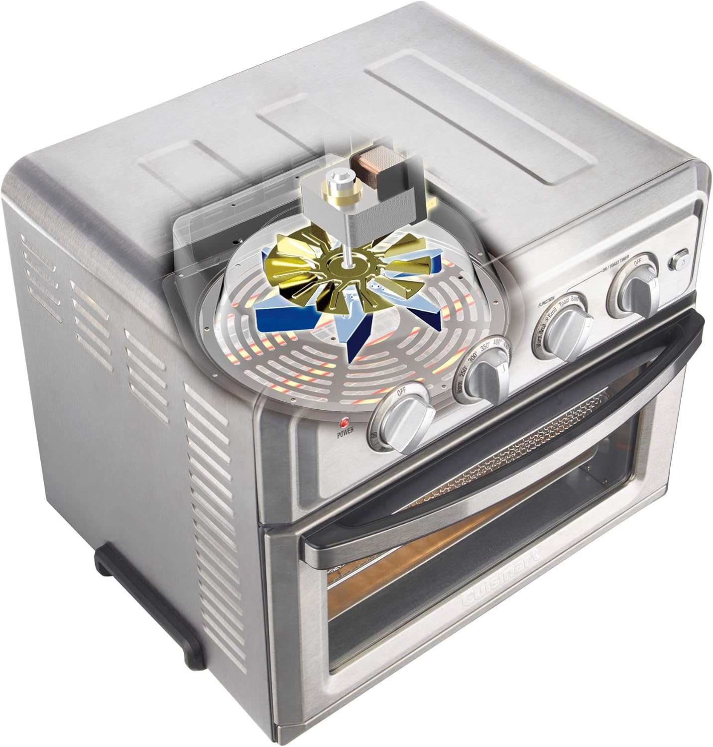 New Open Box CUISINART TOA60C AirFryer Convection Oven 1800 watts, Si