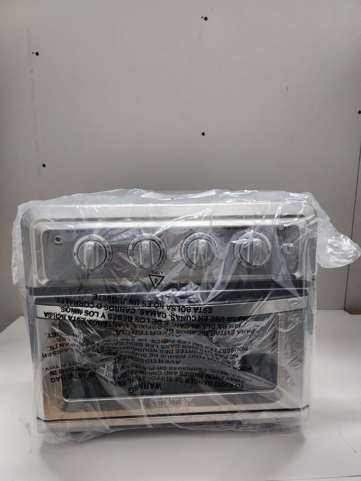 New Open Box CUISINART TOA60C AirFryer Convection Oven 1800 watts, Si