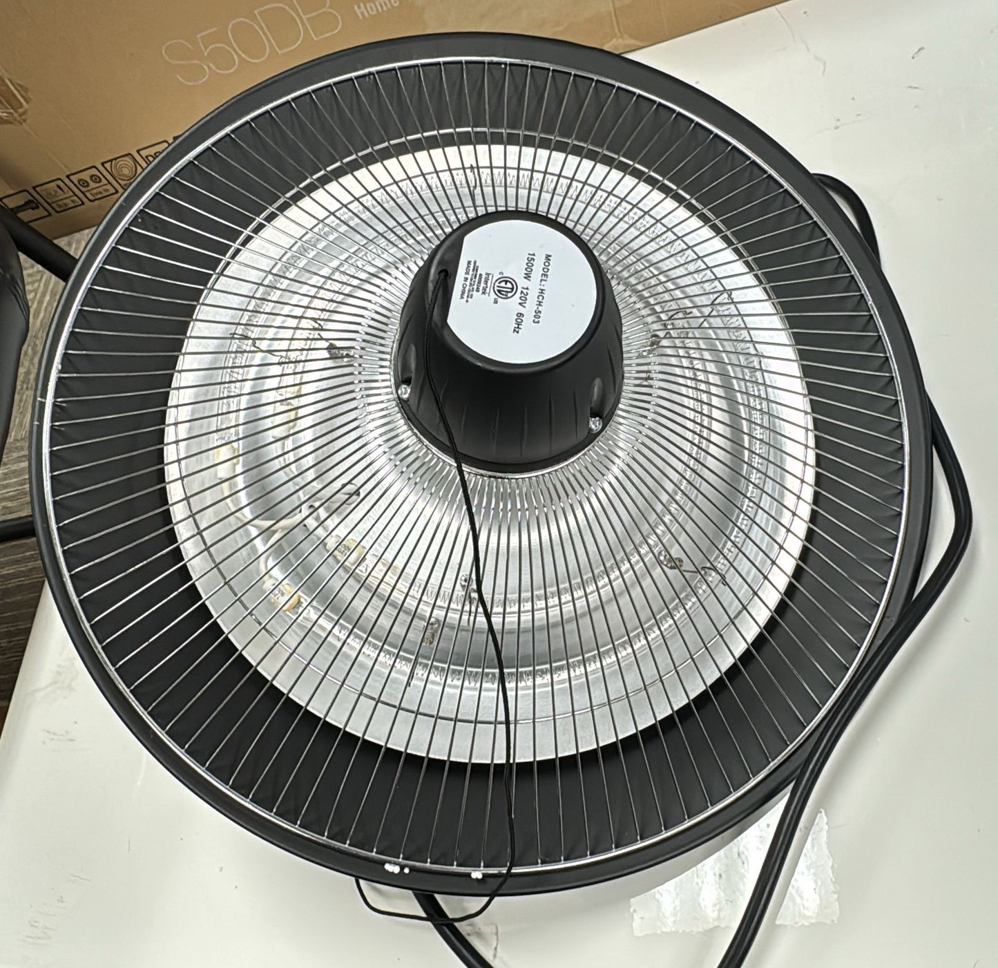 (New Open Box) 1500W Electric Patio Heater | Ceiling Mounted • Indoor/Outdoor • Infrared