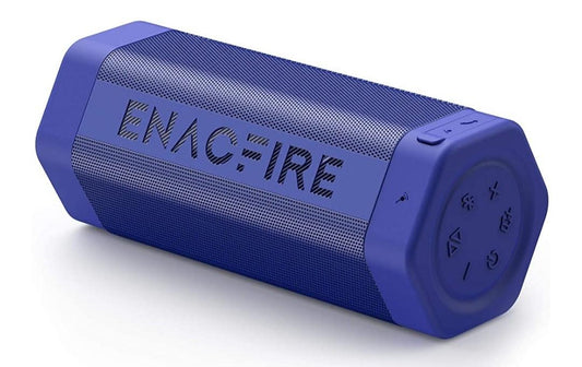 (excellent) ENACFIRE Soundtank Bluetooth Speaker Portable Wireless Bluetooth Speaker with Bass Plus Mode 20W Booming Sound Waterproof IPX7 24H Playtime Stereo Pairing for Outdoor Indoor Travel Blue