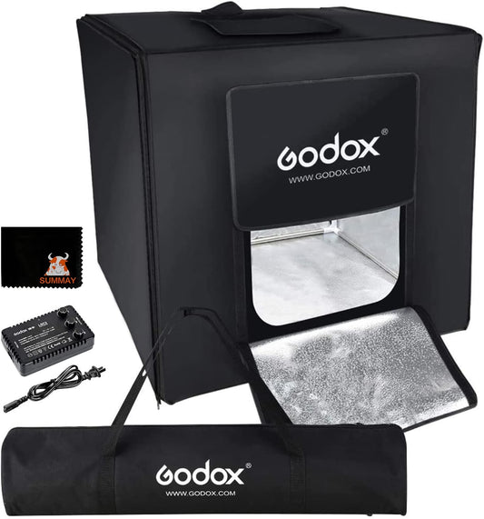 (New) GODOX LSD80 LED Mini Photography Studio Tent 80 x 80 x 80cm Double LED Light Boards Studio Box