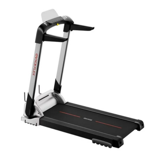 OVICX Portable Folding Flex Treadmill w/ Bluetooth & Fitness Tracking App
