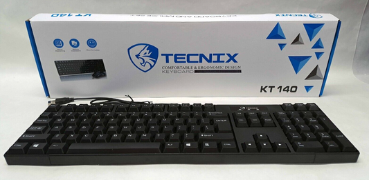 TECNIX Comfortable & Ergonomic Design Keyboard and Mouse Set