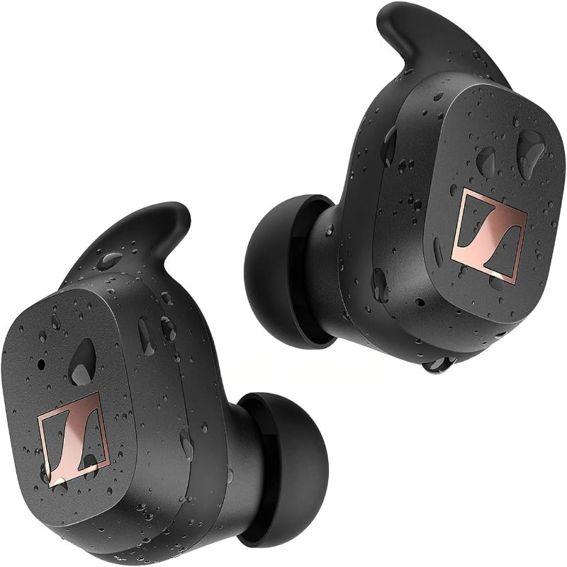 Used (Excellent) Sennheiser Sport True Wireless Earbuds - Bluetooth in-Ear Headphones for Active Lifestyles, Music and Calls with Adaptable Acoustics, Noise Cancellation, Touch Controls, IP54 and 27-Hour Battery Life