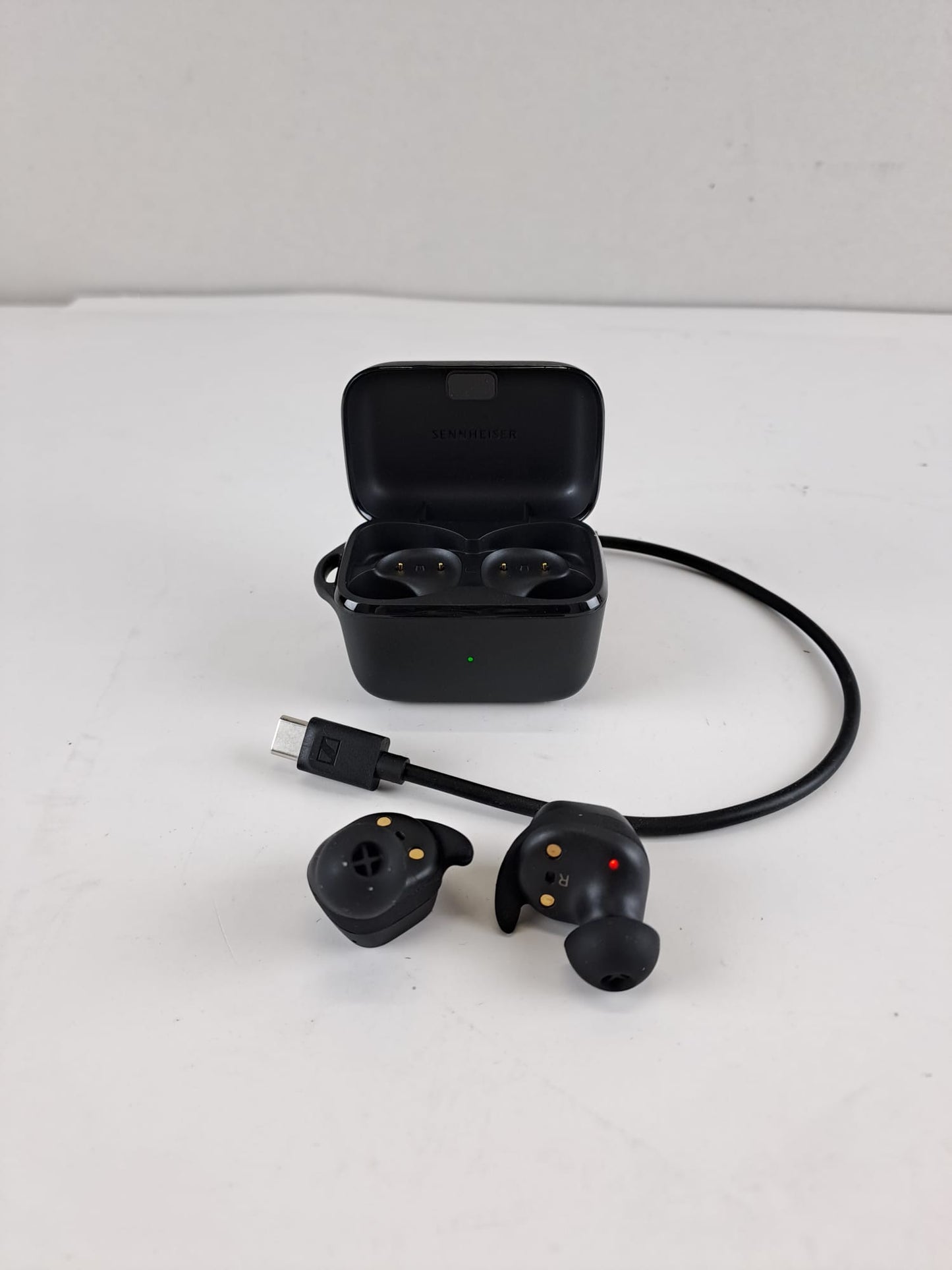 Used (Excellent) Sennheiser Sport True Wireless Earbuds - Bluetooth in-Ear Headphones for Active Lifestyles, Music and Calls with Adaptable Acoustics, Noise Cancellation, Touch Controls, IP54 and 27-Hour Battery Life