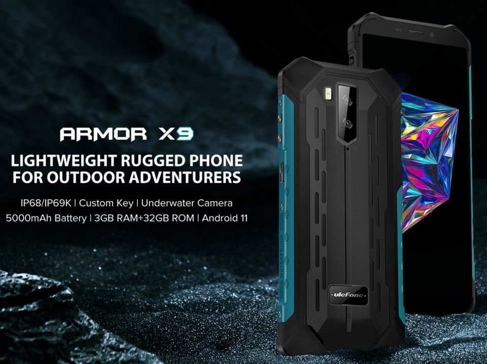 (Brand New Sealed) Ulefone Armor X9 5.5" 3GB/32GB Dual Sim (Green)