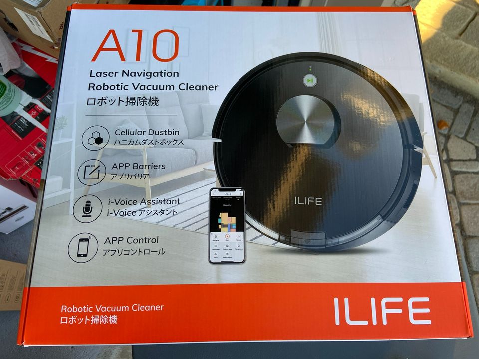 ILIFE A10 Lidar Robot Vacuum, Smart Laser Navigation and Mapping - Different Conditions!