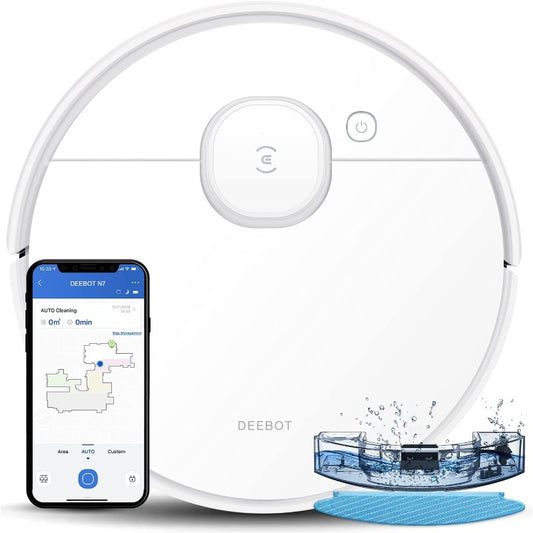 Refurbished (Excellent) ECOVACS Deebot OZMO N7 Robot Vacuum and Mop Cleaner