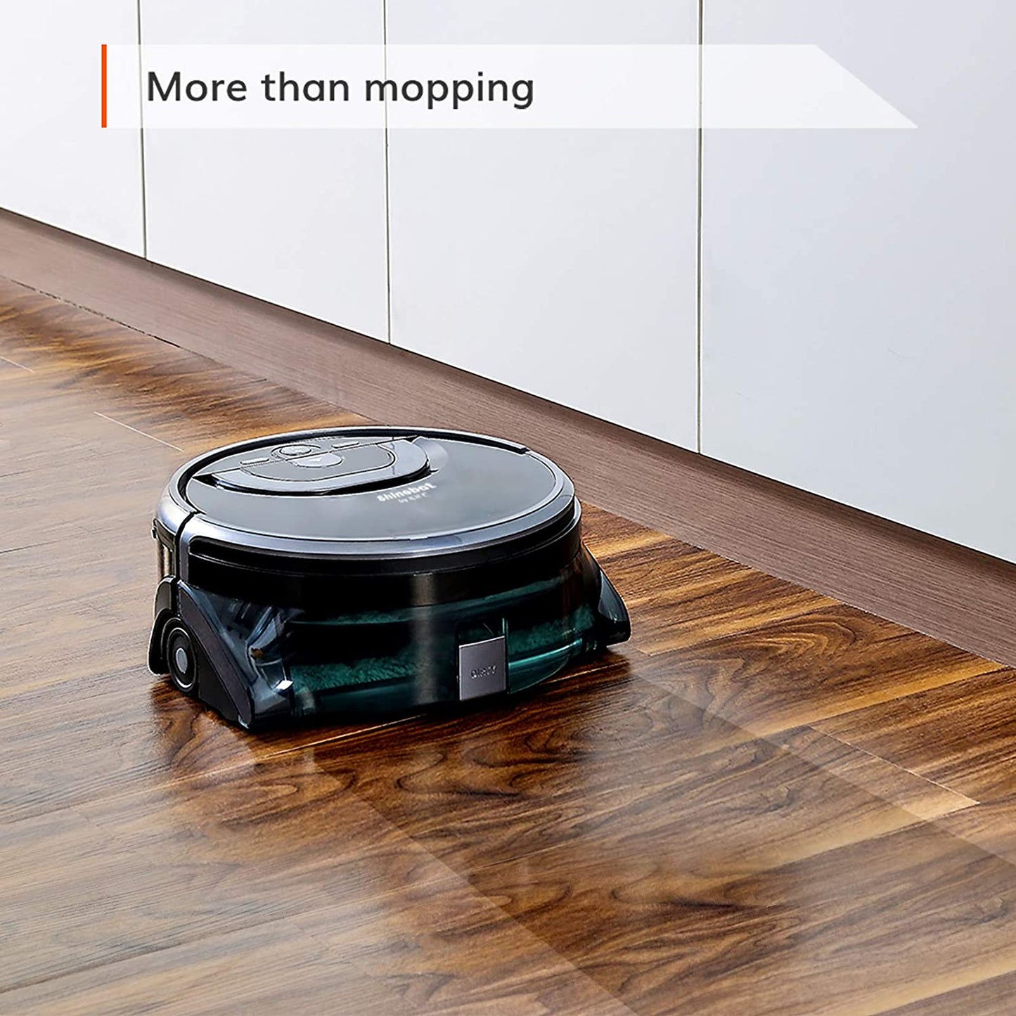 ILIFE W400s ShineRobot Autonomous Zig Zag Path Floor Mopping Wet Scrubbing Robot with 4 Cleaning Methods and XL Water Tank for Hard Floors