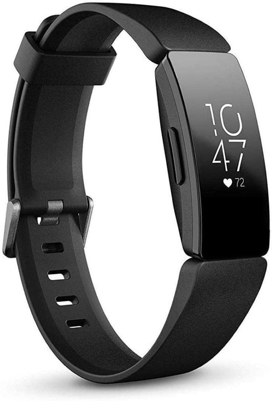 Fitbit Inspire HR Fitness Tracker with Heart Rate Tracking - Black