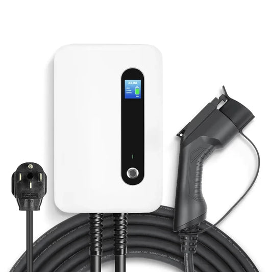 New Open Box Lectron 240V 40 Amp Level 2 Electric Vehicle (EV) Charging Station with 20ft/6m J1772 Cable & NEMA 6-50 Plug - EVSE 9.6kW Compatible with All SAE J1772 Electric Vehicles