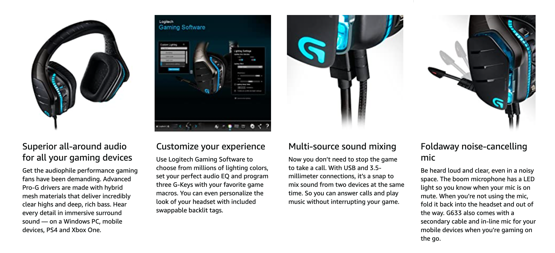 Logitech g633 ps4 sale