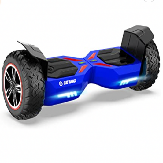 Refurbished (Excellent) Gotrax E4 Hoverboard with 8.5" Offroad Tires, Music Speaker, Self Balancing Scooters for 44-220lbs Kids Adults